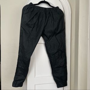 Urban Outfitters Sparkle and Fade black vegan leather joggers size Small